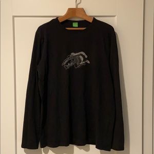 M to L long sleeved Hugo Boss T-Shirt